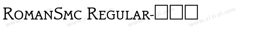 RomanSmc Regular字体转换 RomanSmc Regular字体转换